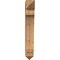 Ekena Millwork Legacy Arts & Crafts Rough Sawn Bracket, Western Red Cedar, 4"W x 16"D x 28"H BKT04X16X28LEC03RWR - alternate 2